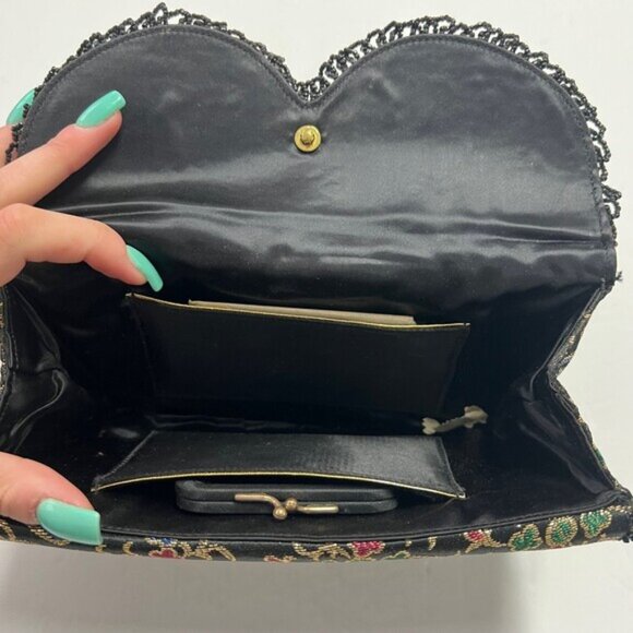 Vintage Wallet with coin purse and mirror - Picture 3 of 9